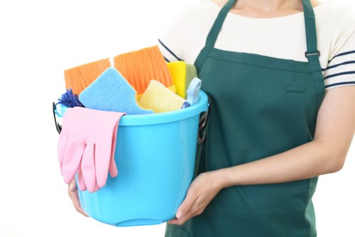 Professional gutter cleaning service for a property in Utton