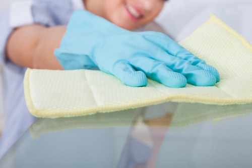 Professional move out cleaning in an Utton home kitchen
