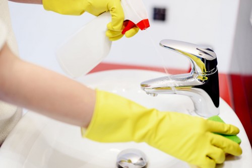 Safety-aware cleaning procedures in progress
