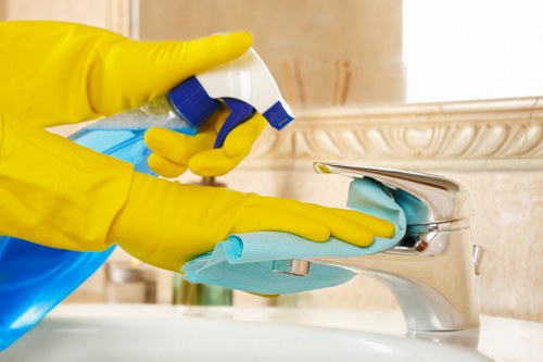 Professional holiday let changeover cleaning process in Utton with linen and presentation details