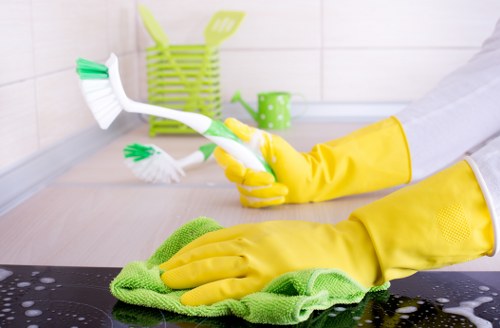 Professional end of tenancy cleaning for a Utton home entrance