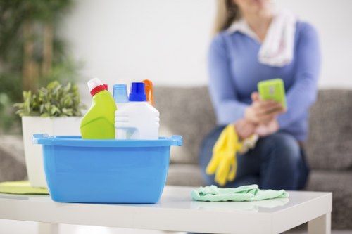 Local upholstery cleaning technician working in Utton