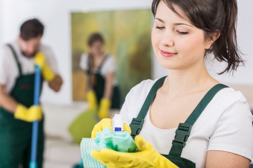 Local cleaner handling a property with access and parking considerations in Utton