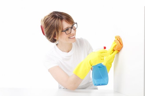 Local commercial carpet cleaning equipment set up in Utton