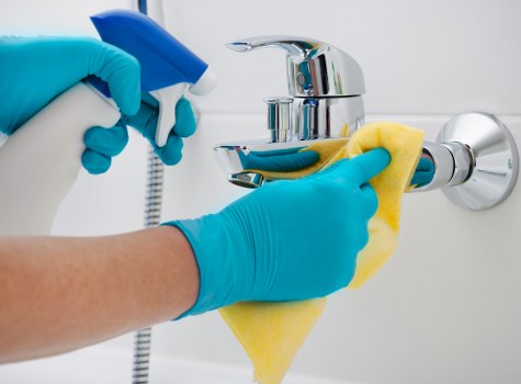Detailed kitchen post-build cleaning in Utton