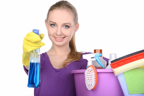 Utton cleaning service maintaining a tidy interior space