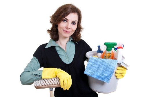 Deep carpet cleaning equipment used in a Utton property